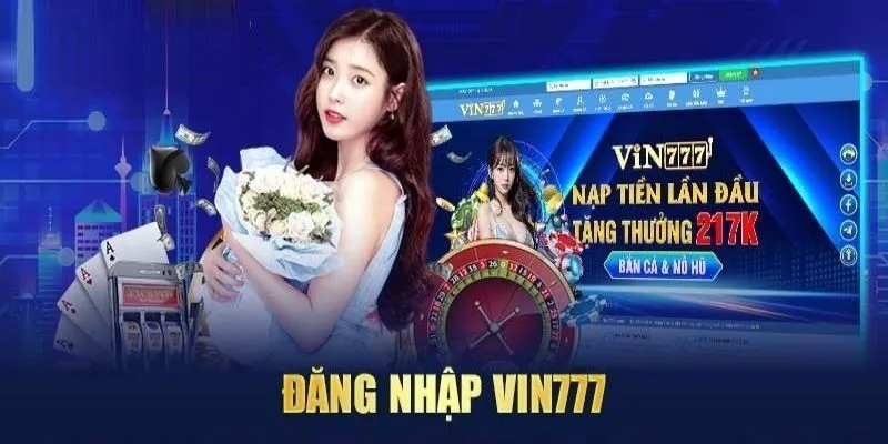 Thao tác đăng nhập Vn777